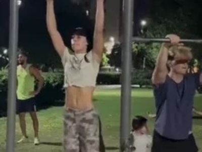 Girl's Going to Show a Trick - But, with a Twist!