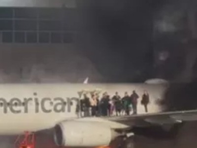 BREAKING: Now an American Airlines Plane Explodes.