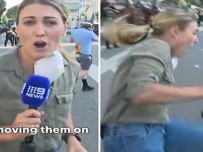 The Moment a Reporter Calling the LA Riots a 