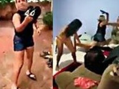 Wife Discovers Husband with a Neighbor