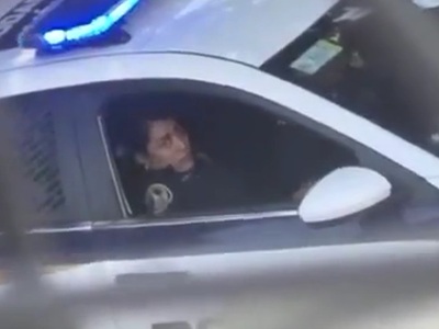 Part 1:  Police officers caught on camera doing dirty things inside patrol car