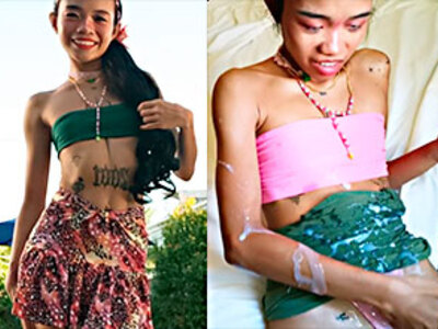 Asian Chick vs. Monster