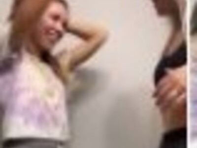 She surprises her friend