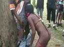 WTMF: Ghetto Girl Coerced into Sucking and Fucking a huge Group of Guys in a Public Park