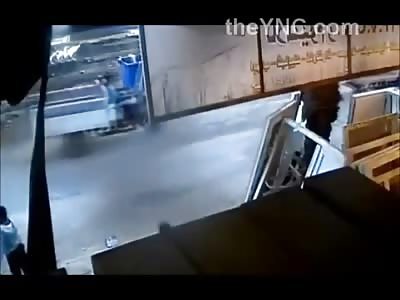 TRAGIC: Unsupervised Little Boy Darts out into Traffic is Struck and then Crushed by Car