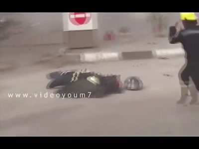 HURT LOCKER: Brutal Video Shows a Bomb Disposal Officer Blown up When Bomb Detonates (w/Unseen Second Angle) 