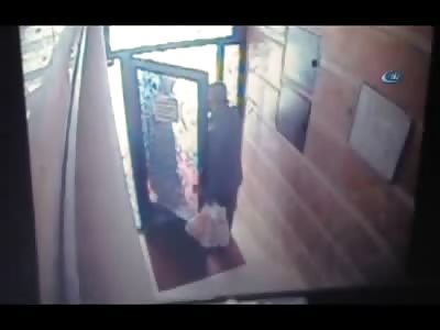 Heated Argument in a Doorway Turns into a Homicide When Man Carrying Bag Pulls a Gun