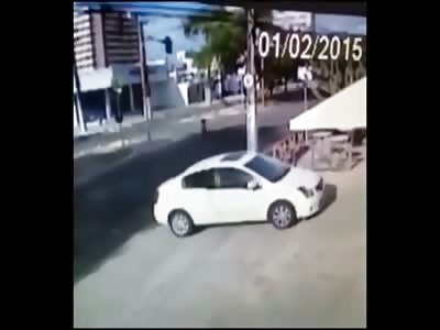 This is the Accident that Caused the YNC Exclusive Video of Woman Dying in Front Seat (They are in the Dark Car) 