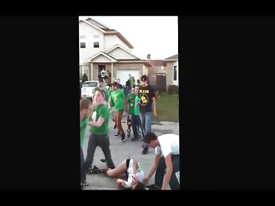 Girl in Black Booty Shorts Gets KTFO at This SPD Party