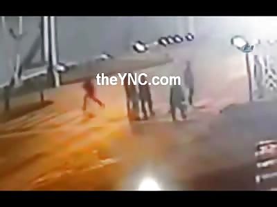 Little Girl Crossing the Road is Killed on Impact