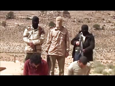 New Execution Shows Two Kneeling Men Being Shot in the Head (Slow Motion Added)