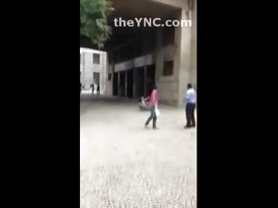 Woman Falls to Her Death in Brutal Suicide All Caught on Camera...and Aftermath 