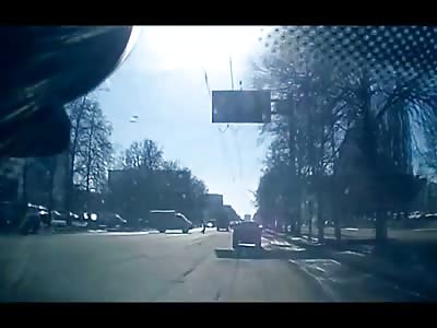 BRUTAL: Watch the Moment a Man is Hit and then Dragged by Trucker Who Didnt' Know What he Hit