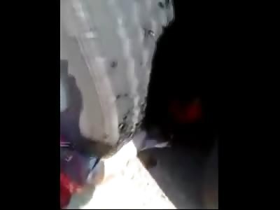 Female in Biker Shorts Skin on her Face Peeled Right to the Bone after Deadly Accident 