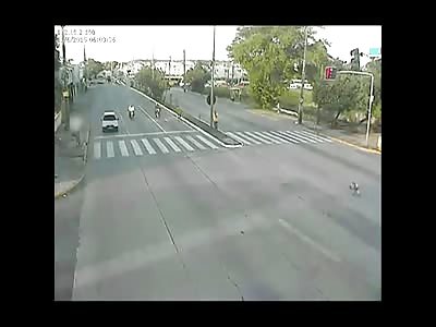 As You Can See From the Screenshot This Isn't Going to End Well for that Biker