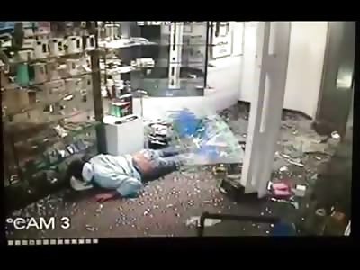 Watch How this Biker Ends Up Inside this Building