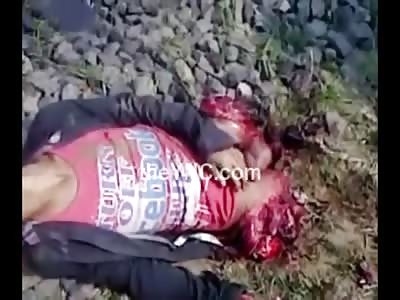 Shocking Video Shows Man STILL ALIVE in Agony after Both Legs Ripped Off From Train