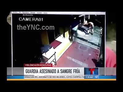 Security Guard is Shot Dead with Multiple Bullets at Point Blank Range When he Reacts to Robbery