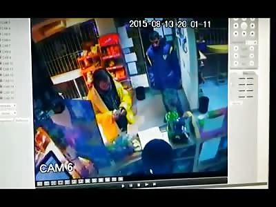 Store Clerk is Shot to Death by Robber....On Accident 