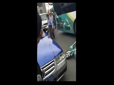 Young Female Dies in Bizarre Bus Accident..Includes Body Removal from Under Bus 