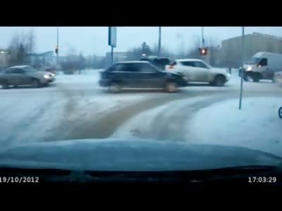 Mom and her Stroller are Taken out by Speeding Car on the Corner