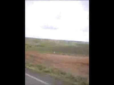 Man Jumps in Front of Bus to Kill Himself....Just a Quick Driveby of the Carnage