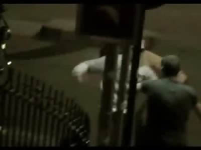 Gang Curb Stomps Poor Guy to Death