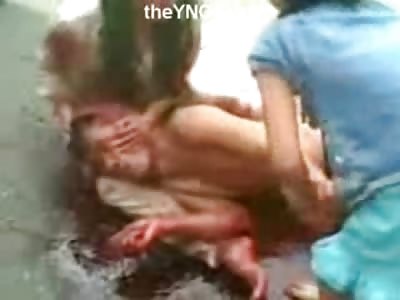 Daddy! Poor Little Cries over her Dying Father who was Murdered in the Street