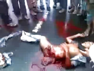 Helpless: Man in Shock cries out for Help as Onlookers do Nothing but Record with their Cell Phones