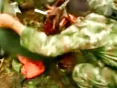 Landmine in Colombian Jungle.....