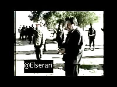 Never Before Seen Firing Squad Execution of 6 Tied to Stakes