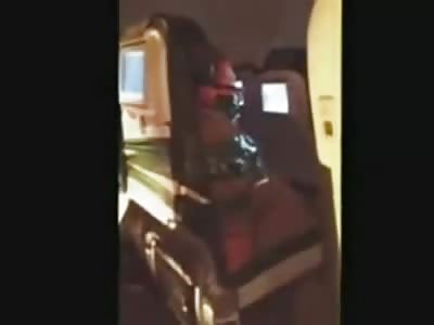 TEAMWORK: Passengers on an Airplane Subdue and Tape a Drunk man to His Seat