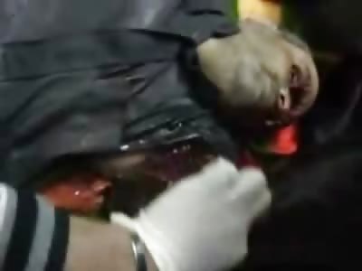 Perfect Shot Between the Eyes Leaves Perfect Hole