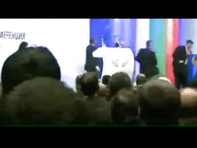 GUN JAM: Turkish/Bulgarian Politician Ahmet Dogan Survives Failed Assassination Attempt (1-19-2013)