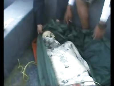 Meet Mr. Water Corpse he still has his Tattoos on his Pasty Skin