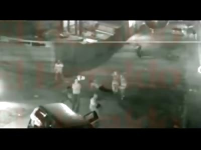 BRUTAL: (Honduras) Two Men Murdered Gangland Style .... Face Down in the Street and Shot to Death