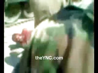 Tied Up and Bound Man is Beaten to Death then Stabbed with Blunt Stick