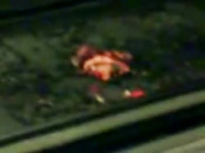 Man Videotaping Metro and a Suicide under the Train 