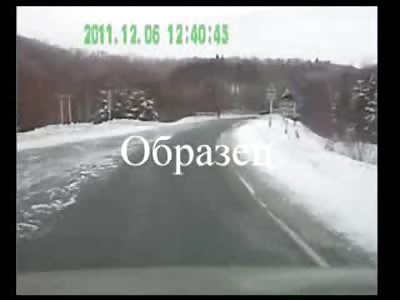 First Person View From a Car that Fatally Struck Walking Pedestrian 