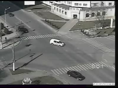 That Motorcyclist Turned Rag-doll in .0001 Seconds