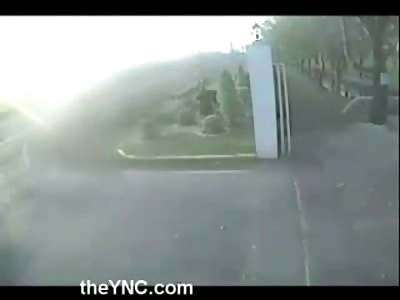 Young Girl on a Scooter Killed in Bizarre Death as Skidding Car Buries her on the Side of the Road