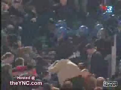Police Attack US Fans at Soccer Game