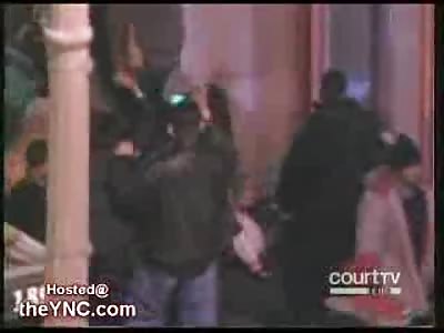 Girl beaten at a Riot