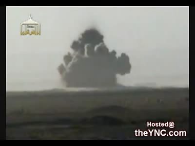 Powerful IED throws a Humvee like a Toy