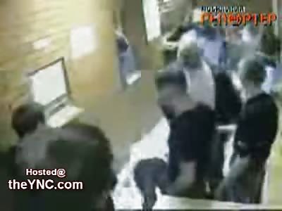 Brutal Double Knockout and then everyone simply steps over them