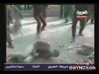 Man brutally Beaten in a Crowd