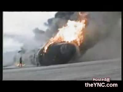 Horrible Aftermath of a Plane Crash shows Bodies Burned beyond Recognition