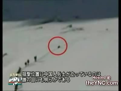 Chinese shoot and kill Tibetan Monks like Target Practice