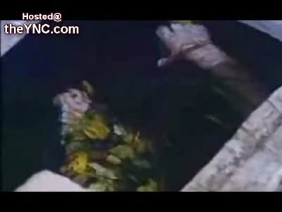 Dead and Bloated Floating Fisherman pulled out by Divers