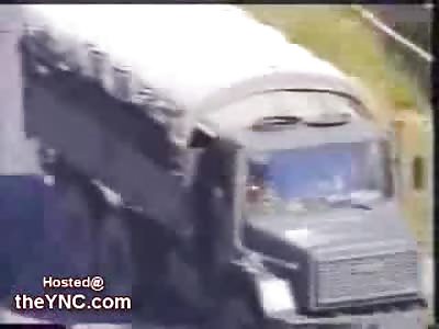 New Brutal Ambush in Algeria kills the Driver of the Jeep as they Drive off the Road